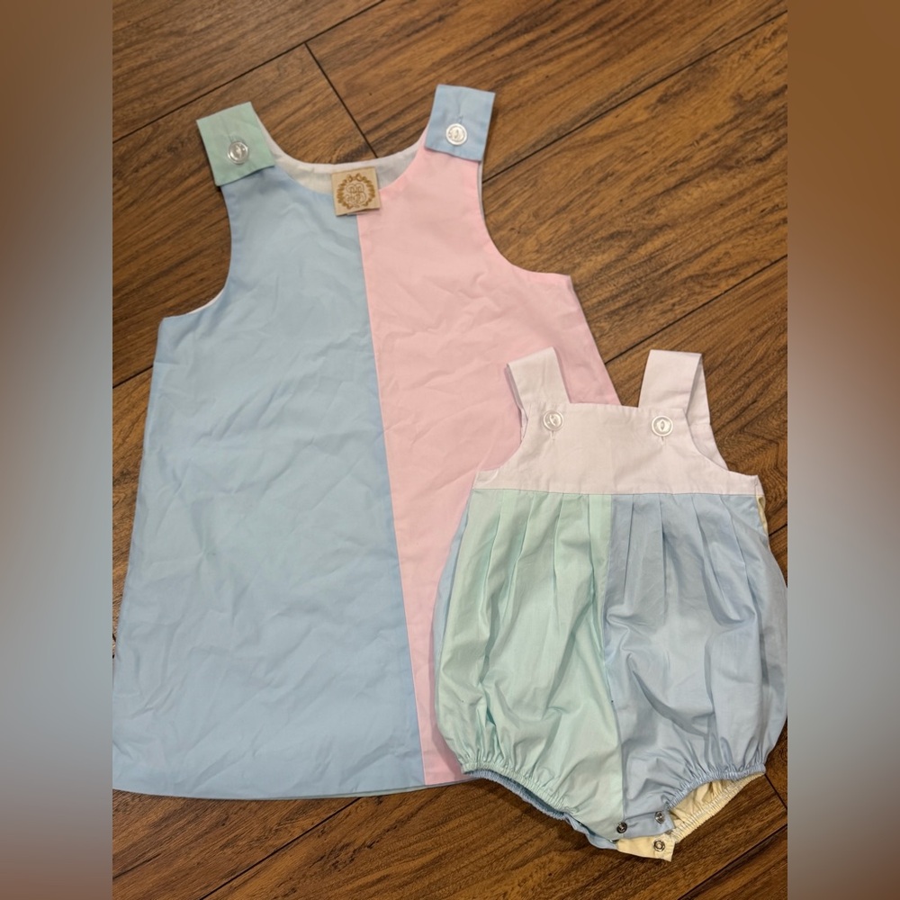 The Beaufort Bonnet Company Color block dress